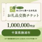 千葉県勝浦市　お礼品交換チケット　1,000,000円分