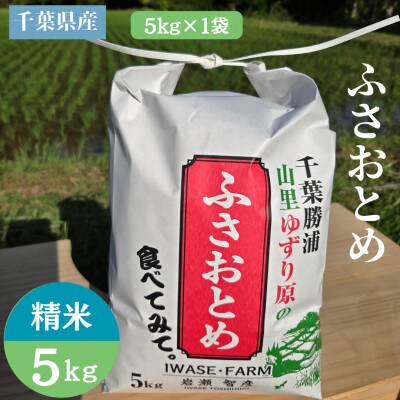 【令和8年産】ふさおとめ　千葉県勝浦市産　精米　5kg×1袋　2026年9月以降順次発送