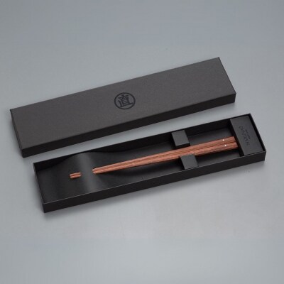 特上八角箸(はし) 紫檀 220mm 箸 22cm 贈答用箸 無塗箸 [マルナオ]【019P006】