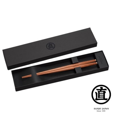 無双 十六角箸 紫檀 235mm 23.5cm 高級箸 贈答用箸 [マルナオ] 【040S016】