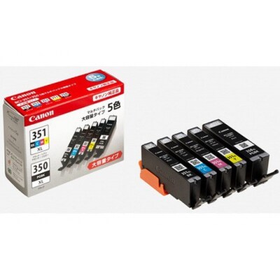 【9月30日掲載終了】キヤノン インクタンク　BCI-351XL+350XL/5MP No.2564