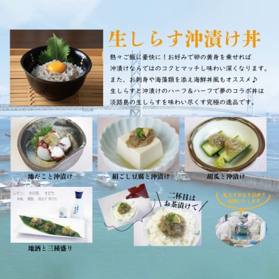 淡路島の生しらす&沖漬け セット　ak20803