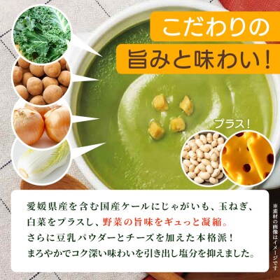 <グリーンケールポタージュ(20g×7袋入り)×2箱> 野菜 個包装 計14袋 計280g 粉末 野