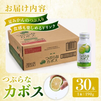 つぶらなカボス (190g×30本) 
