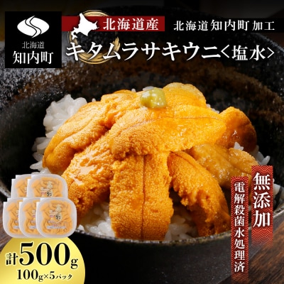☆北海道産☆塩水キタムラサキウニ 贅沢100g×5パックセット マルタカ高橋商店