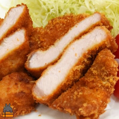 ～真面目に島育ち～豚肉屋が作るこだわりのロースとんかつ【衣付き】(約2.4kg)
