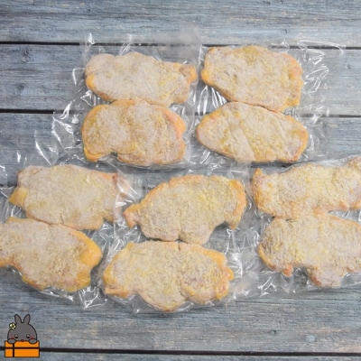～真面目に島育ち～豚肉屋が作るこだわりのロースとんかつ【衣付き】(約2.4kg)