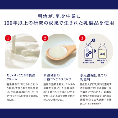 明治ディアミルク(アイスクリーム)130ml ×5個 北海道十勝芽室町 me003-119c