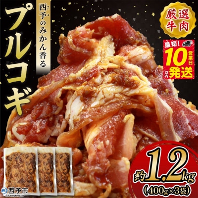  <西予のみかん香るプルコギ > MMW0001みかん風味 韓国 牛肉 お肉