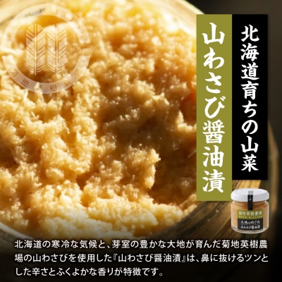 北海道十勝芽室町 大地の熟成 手造り味噌・なんばん味噌・山わさび me016-008c