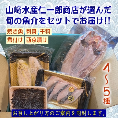 <定期便6回>北海道産 旬の魚介 4~5種 お楽しみ定期便