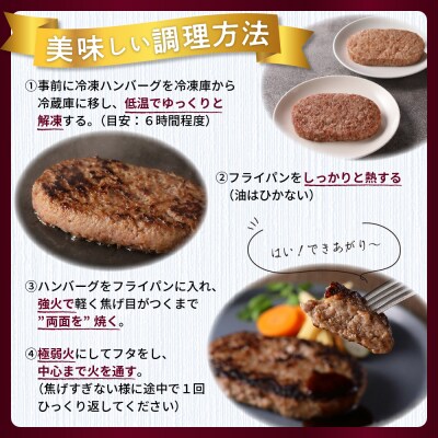 北海道十勝芽室町 あの!三國清三シェフが推奨!合挽ハンバーグ4袋セット me039-004c