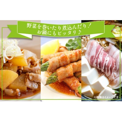 豚肉 小分け 豚バラ しゃぶしゃぶ 300g 6袋 計1.8kg [甲斐精肉店 31as0093]