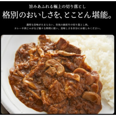 但馬牛経産牛「切り落とし」1kg　いちかわ精肉店 015AA02N