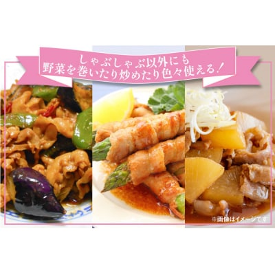 豚肉 小分け ロース しゃぶしゃぶ 薄切り スライス 300g × 6 [31as0087]