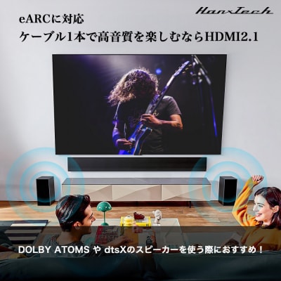 Hanx-Tech HDMI2.1ケーブル 3m HT-HH8K40BY-3M