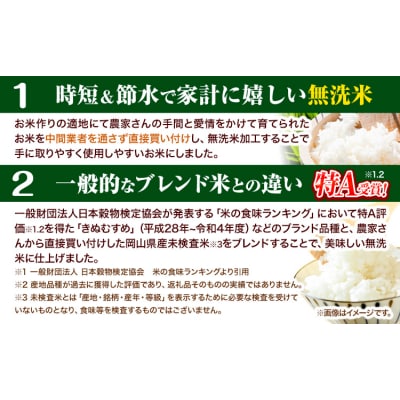 おかやま無洗米 2kg 米《7-14営業日以内に発送予定(土日祝除く)》岡山県 笠岡市 無洗米