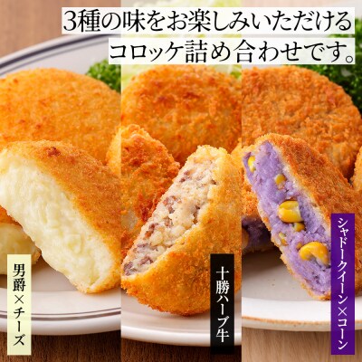 大地のコロッケ 3種セット 60g×20個 国産 お惣菜 おかず コロッケ