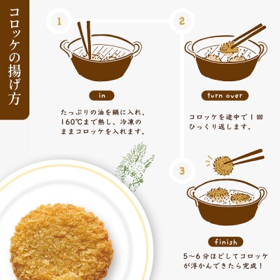 大地のコロッケ 3種セット 60g×20個 国産 お惣菜 おかず コロッケ
