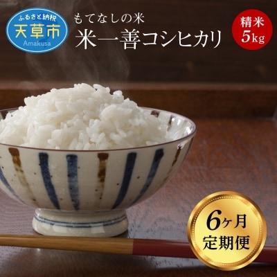 【6ヶ月定期便】コシヒカリ 精米 5kg_S050-T04A