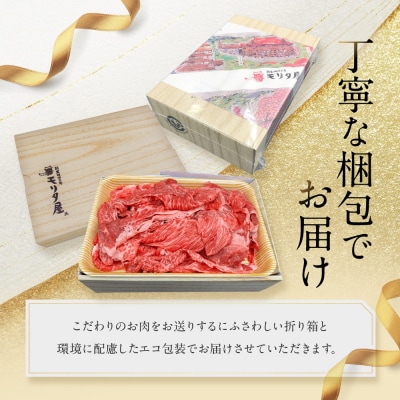 【モリタ屋】京のハンバーグ8個&国産黒毛和牛切り落とし600gセット|京都 老舗牛肉店 有名店