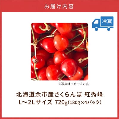【先行受付:7月上旬以降発送】北海道余市産 紅秀峰 720g L～2Lサイズ_Y168-0002