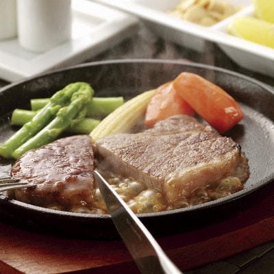 【毎月定期便】熊本県産和牛　あか牛 ロースステーキ500g(西原村)全3回