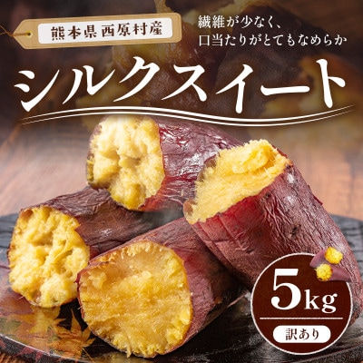 訳あり 熊本県産 さつまいも シルクスイート 約5kg(西原村)