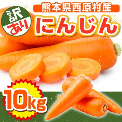訳あり にんじん 10kg(西原村)