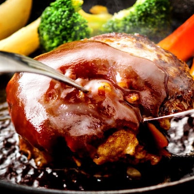 熊本県産 GI認証 くまもとあか牛100%使用 くまもとあか牛ハンバーグ 150g×6(西原村)