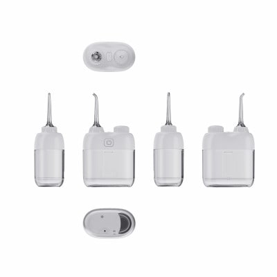 デンタルケアセット 歯 洗浄器(オレンジ色)