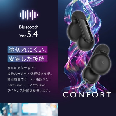 &Less ワイヤレスイヤホン・カフ型 オシャレなデザイン!