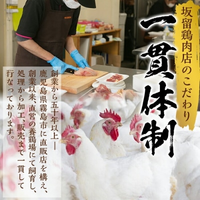 <2026年10月発送>鶏刺しセット約1kg!手羽刺し2本(タレ付き)【坂留鶏肉店】A0-237