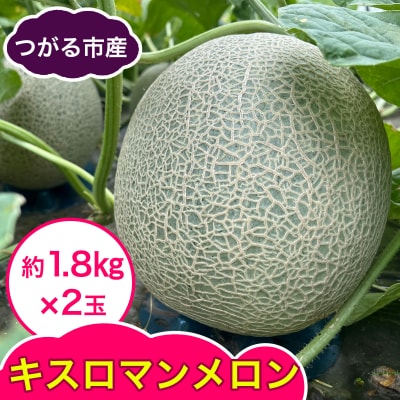 キスロマン メロン 約1.8kg×2玉 [0862]