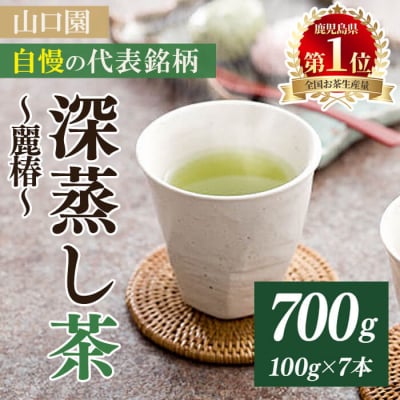 <お茶生産量日本一の鹿児島県産!>小さいお茶屋の深蒸し茶～麗椿～700g!