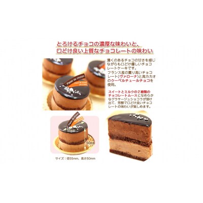 リッチな味わい♪チョコレートケーキ『とろける生ショコラ』　北海道・新ひだか町のオリジナルケーキ