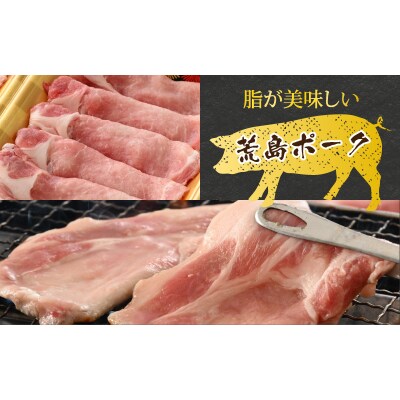 【福井のブランド豚肉】荒島ポーク ロース焼肉用 660g