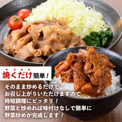 鹿児島県産豚肉　味噌漬け・にんにく醤油漬け セット 計2.24kg
