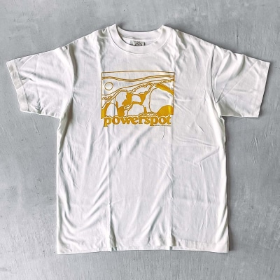 半袖 Tシャツ パワースポット(唐人駄馬)デザイン ホワイト Mサイズ 【R01765-M】