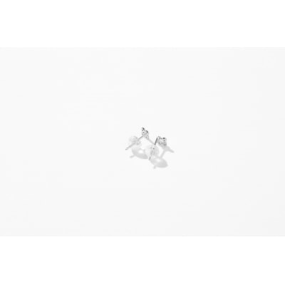 【プラチナ】トータル0.04ct ダイヤモンドピアス/No.109