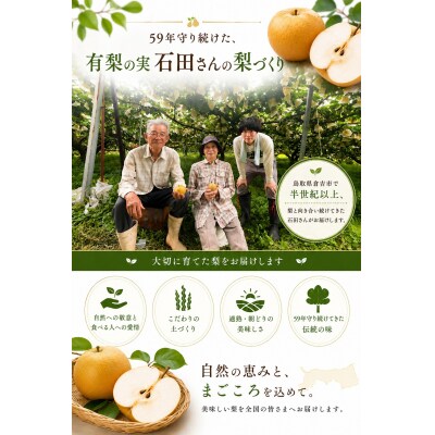 【予約受付中】有梨の実石田 新興 進物用5kg