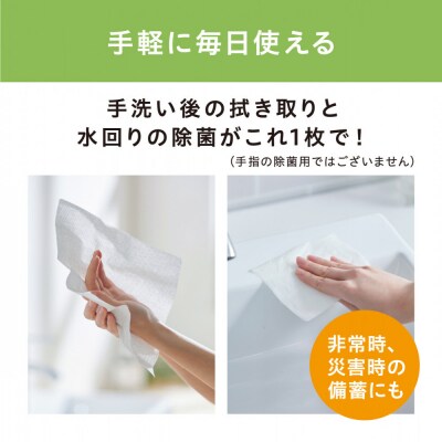 ペーパータオル【120組×3箱】濡れると99%除菌ペーパータオル120枚　厚手　JPT-120