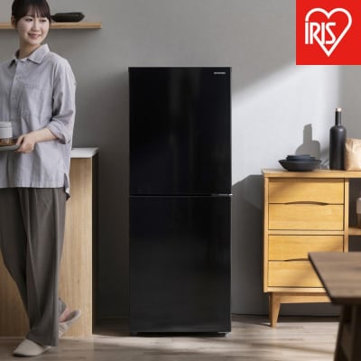 冷凍冷蔵庫 153L IRSN-HF15A-B ブラック