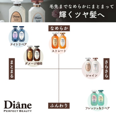 ダイアン エクストラシャイン シャンプー&トリートメント 本体セット|19_ntl-110201