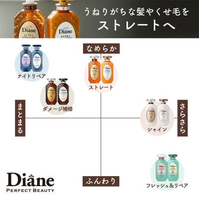 ダイアン エクストラストレート トリートメント 詰替 大容量 3点セット|19_ntl-100301