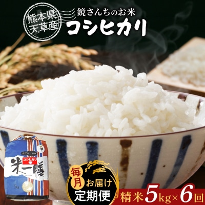 【6ヶ月定期便】コシヒカリ 精米 5kg_S050-T04A