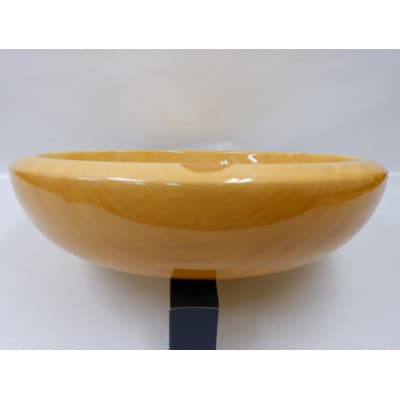 【さとふる限定】こね鉢　栃　直径60.5cm　岩手県産材を使用した逸品　岩手県　軽米町