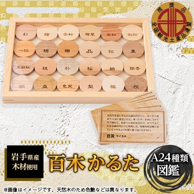 百木　かるた　A24種類　(図鑑)