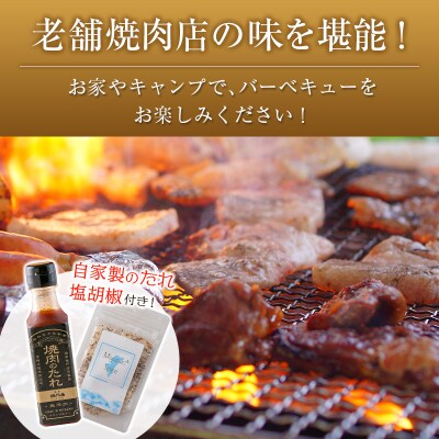 ◇宮崎県産のお肉を堪能!! 老舗焼肉店の焼肉セット(タレ・塩胡椒付き )計1kg以上