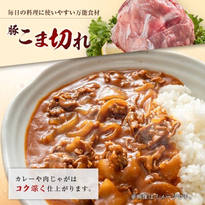 宮崎県産ポーク 牧場直営お肉屋さんの＜訳あり＞こま切れ 計1.5kg(250g×6パック) 国産
